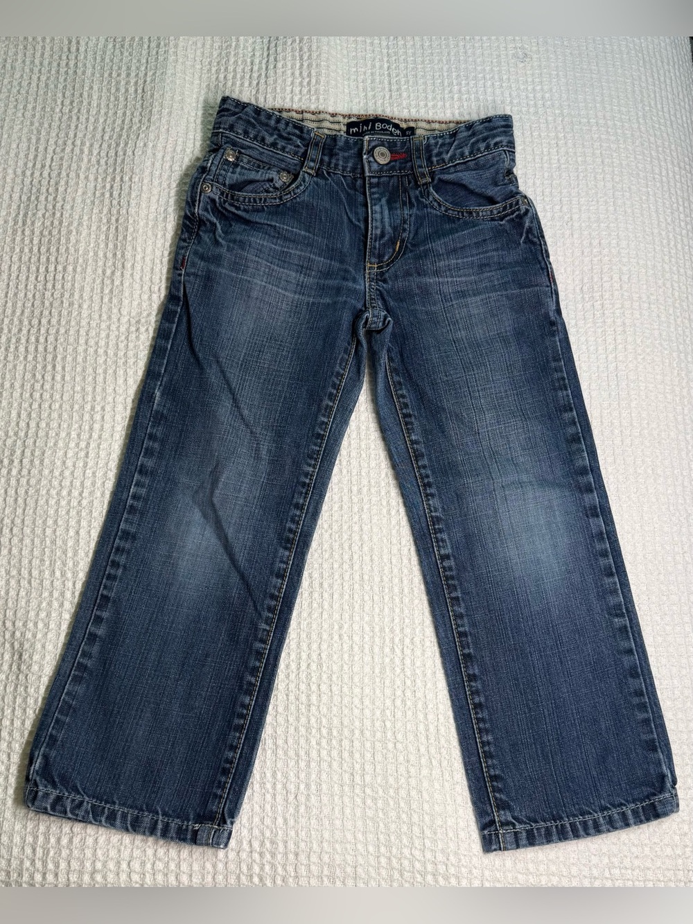 Mini Boden Dark Blue Straight-Leg Jeans